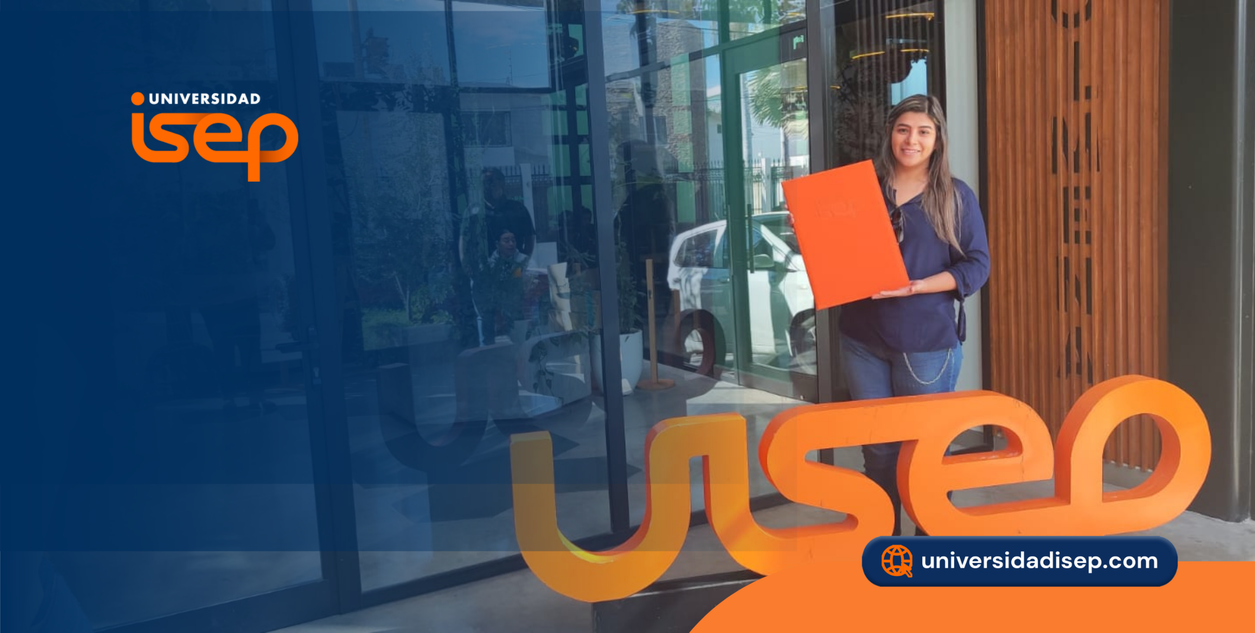 ¡título en mano! jessica monserrath, un ejemplo de que en universidad isep los sueños se cumplen