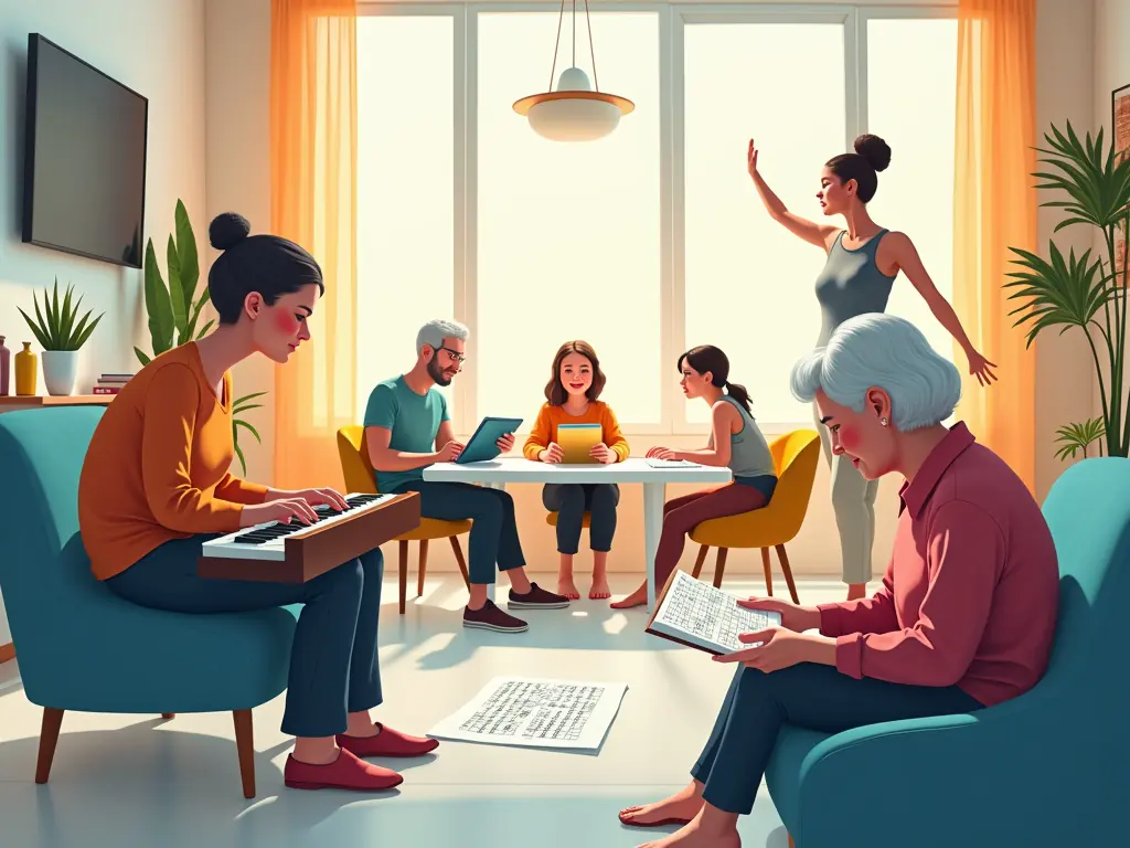 Metacognición en educación online: estrategias para aprender con autonomía Estudiante organizando su aprendizaje online con apuntes y computadora